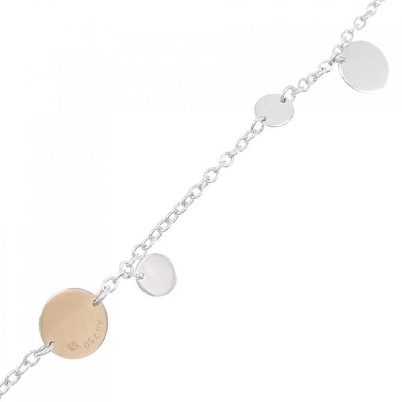 HERMES Pink Gold and Silver Exlibris Charm Bracelet - Picture 2 of 4